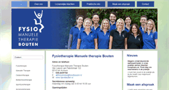 Desktop Screenshot of fysiotherapiebouten.nl